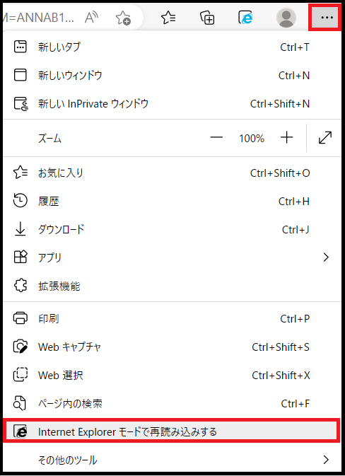 IEでサイトを開く方法6