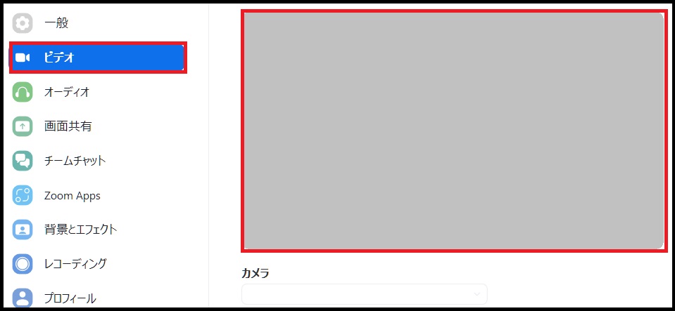 カメラとマイクのテスト方法4