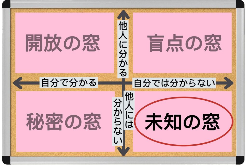 ジョハリの窓：未知の窓