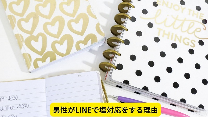 男性がLINEで塩対応をする理由